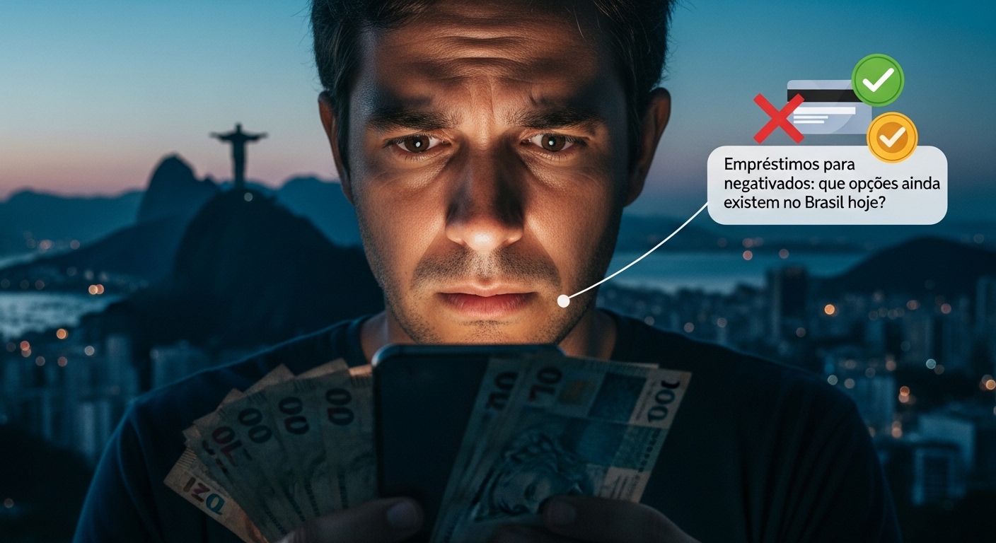 Empréstimo para negativado: quais opções ainda existem no Brasil hoje